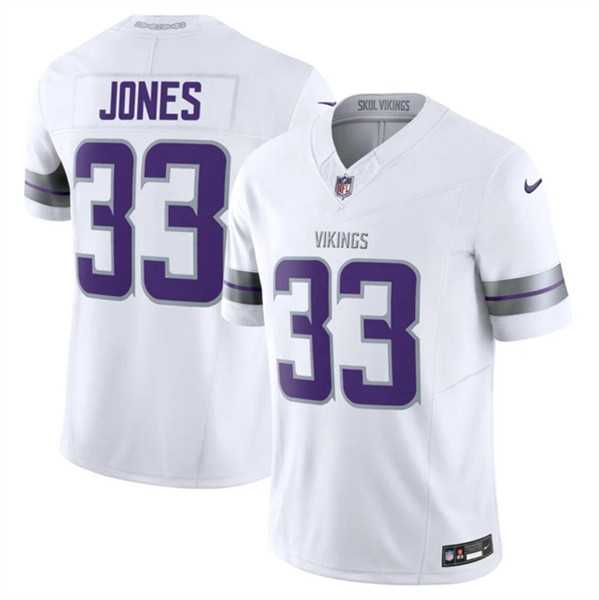 Men & Women & Youth Minnesota Vikings #33 Aaron Jones White F.U.S.E. Winter Warrior Limited Stitched Jersey